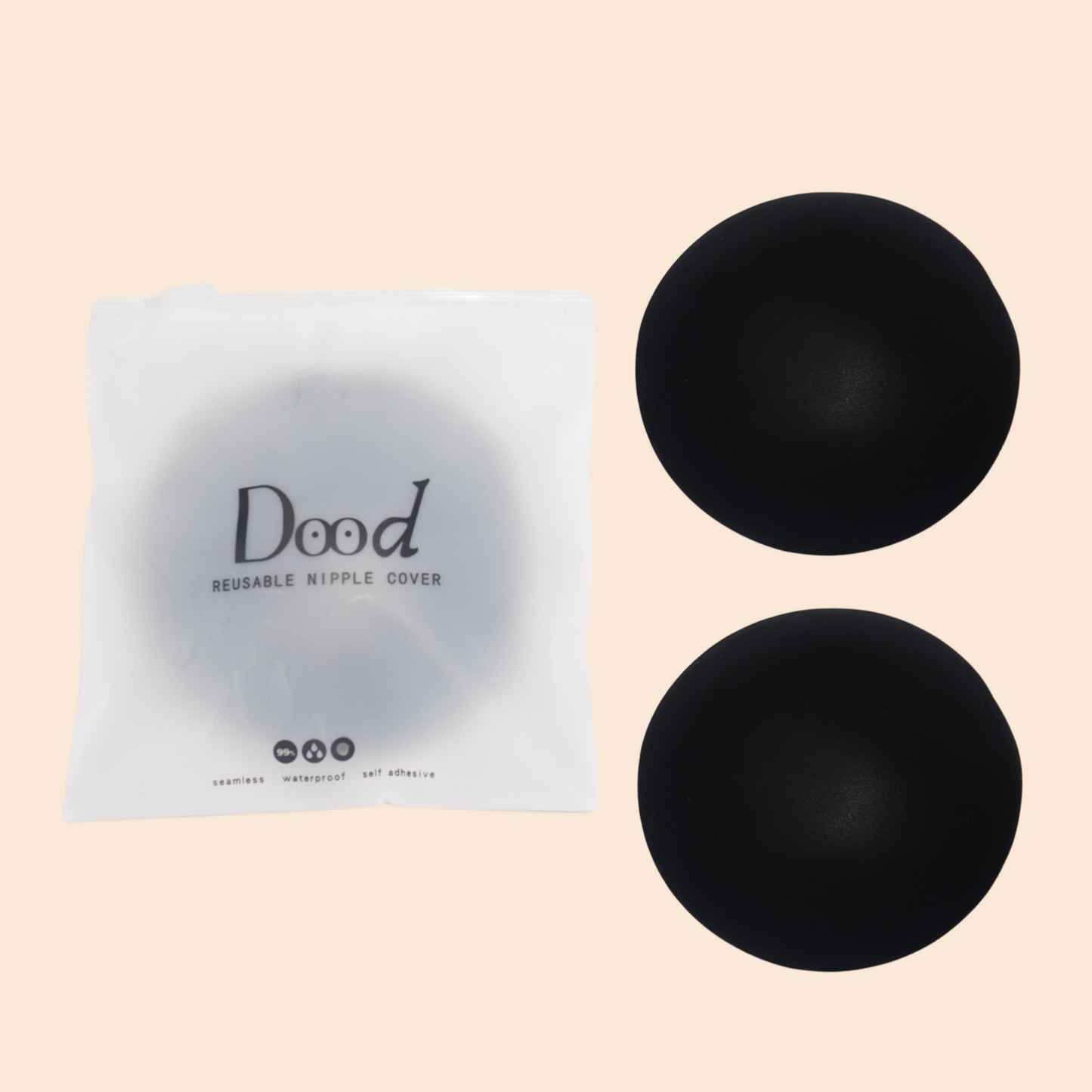 Adhesive Nipple Cover in Charcoal