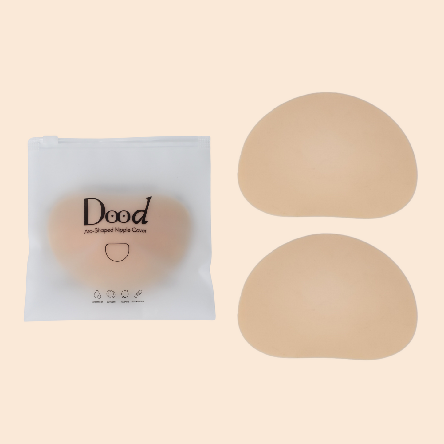 Arc Nipple Cover in Cream