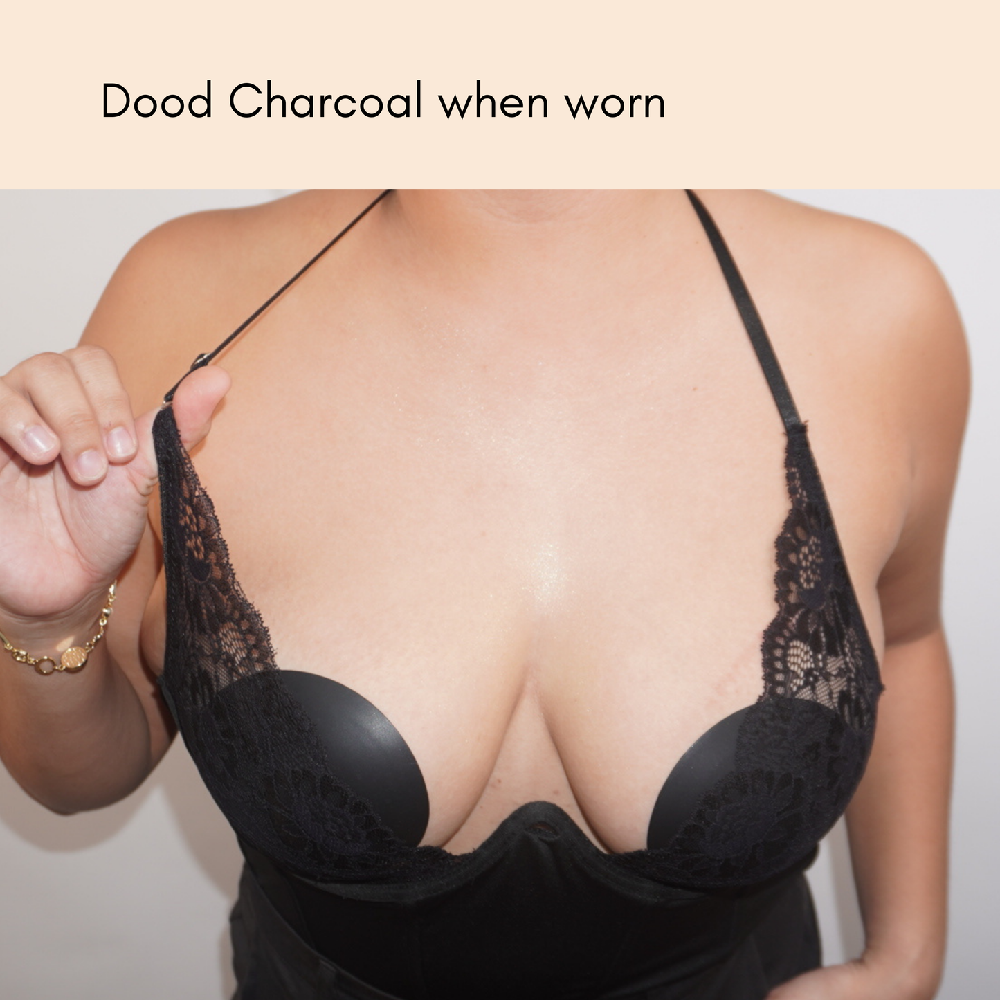 Adhesive Nipple Cover in Charcoal