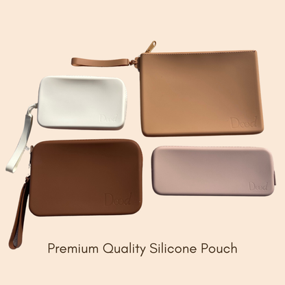 Easy Go Silicone Travel Pouch in Beige