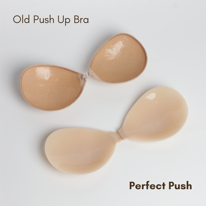 Perfect Push Silicone Push Up Bra in Cream