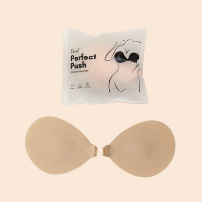 Perfect Push Silicone Push Up Bra in Cream
